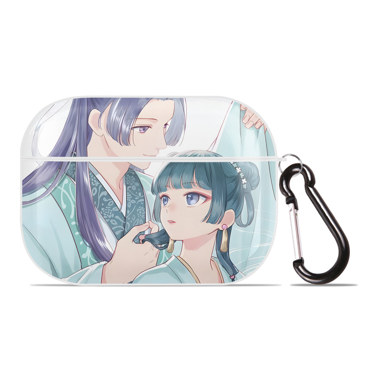 （画像用） 薬屋のひとりごと The Apothecary Diaries 【AirPods Pro用】ハードシェル保護ケース 耐衝撃・防指紋・カラビナ付き商品仕様