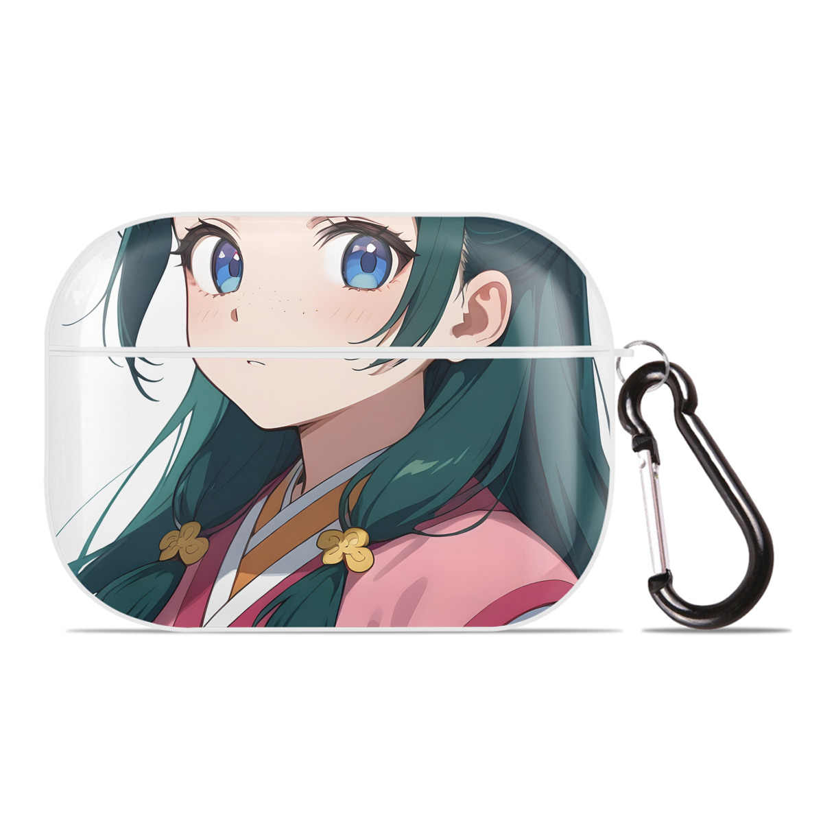 （画像用） 薬屋のひとりごと The Apothecary Diaries 【AirPods Pro用】ハードシェル保護ケース 耐衝撃・防指紋・カラビナ付き商品仕様