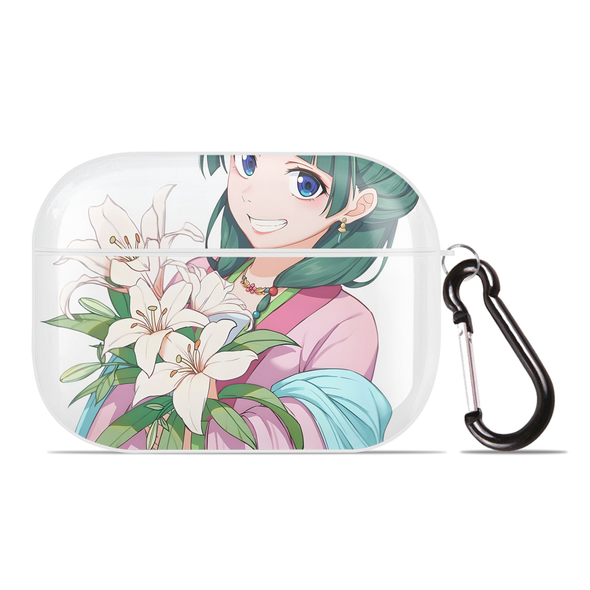 （画像用） 薬屋のひとりごと The Apothecary Diaries 【AirPods Pro用】ハードシェル保護ケース 耐衝撃・防指紋・カラビナ付き商品仕様