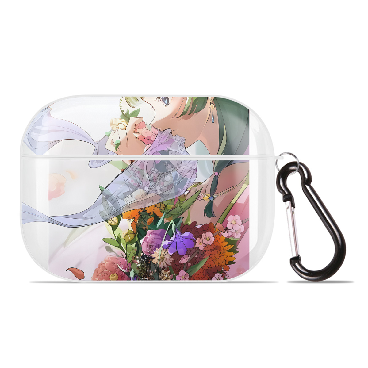 （画像用） 薬屋のひとりごと The Apothecary Diaries 【AirPods Pro用】ハードシェル保護ケース 耐衝撃・防指紋・カラビナ付き商品仕様