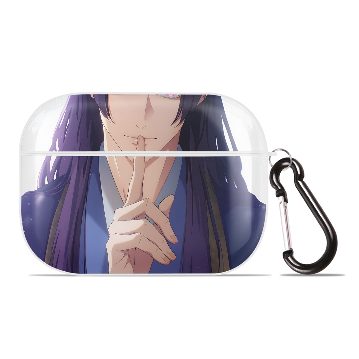 （画像用） 薬屋のひとりごと The Apothecary Diaries 【AirPods Pro用】ハードシェル保護ケース 耐衝撃・防指紋・カラビナ付き商品仕様