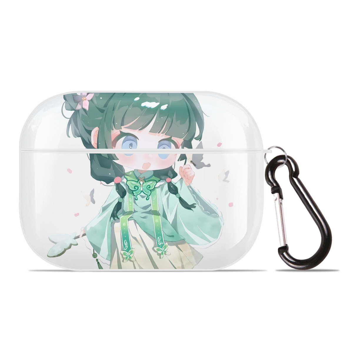 （画像用） 薬屋のひとりごと The Apothecary Diaries 【AirPods Pro用】ハードシェル保護ケース 耐衝撃・防指紋・カラビナ付き商品仕様