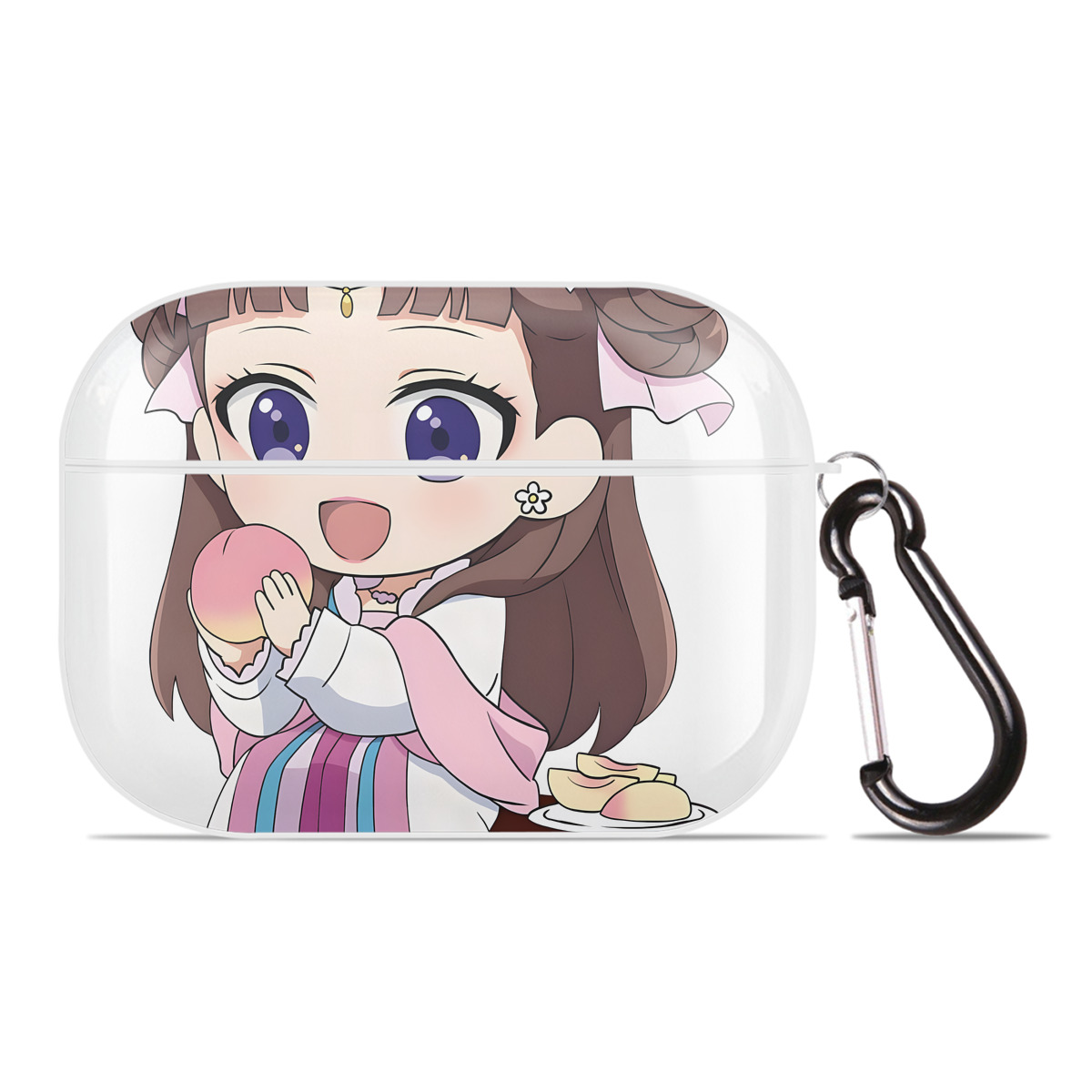 （画像用） 薬屋のひとりごと The Apothecary Diaries 【AirPods Pro用】ハードシェル保護ケース 耐衝撃・防指紋・カラビナ付き商品仕様
