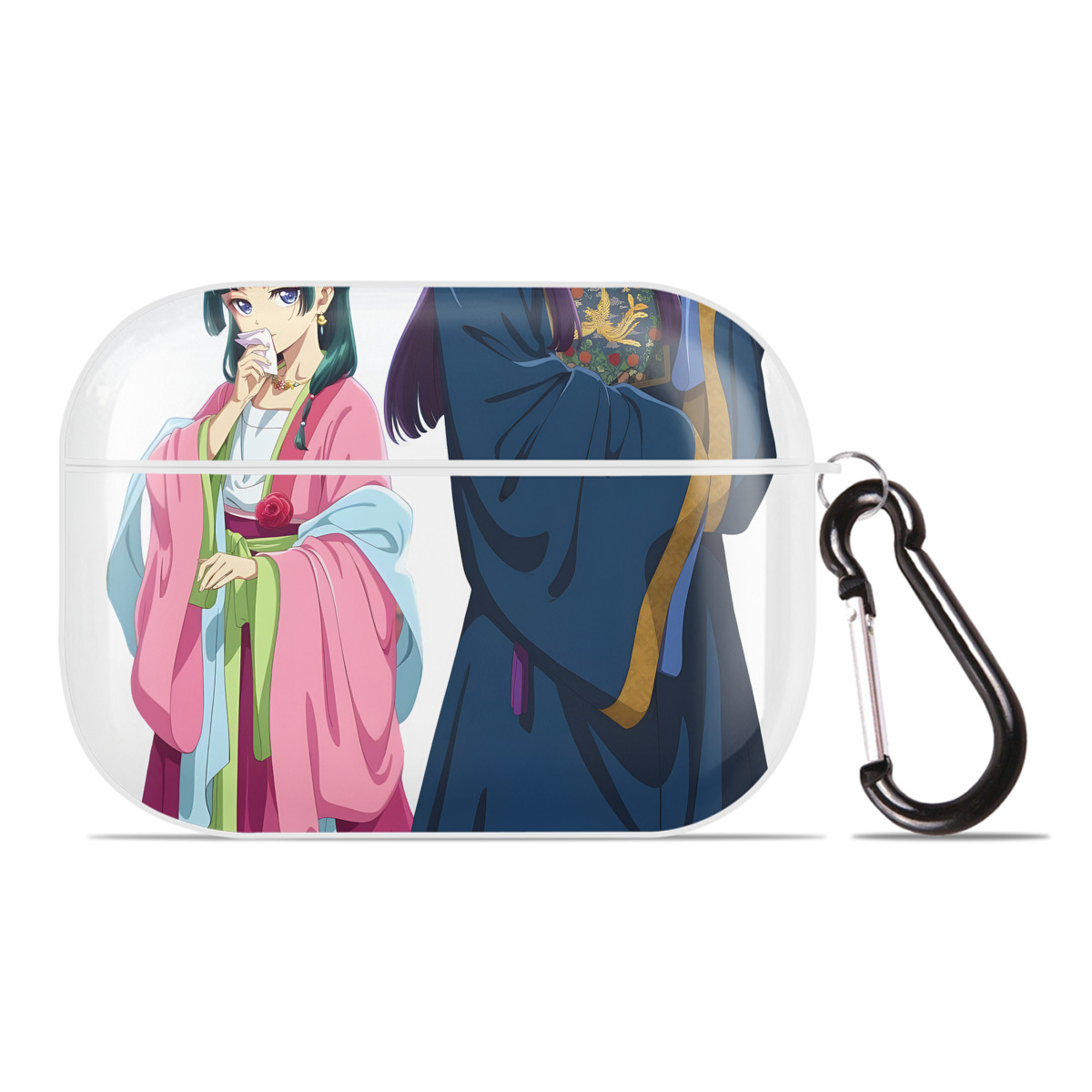 （画像用） 薬屋のひとりごと The Apothecary Diaries 【AirPods Pro用】ハードシェル保護ケース 耐衝撃・防指紋・カラビナ付き商品仕様