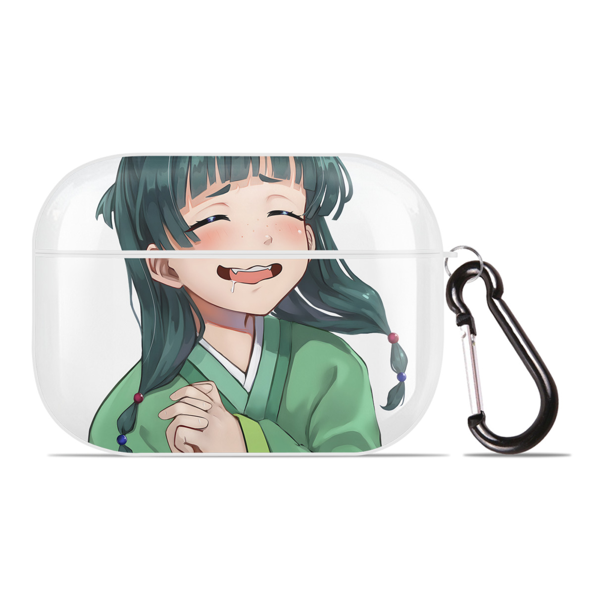 （画像用） 薬屋のひとりごと The Apothecary Diaries 【AirPods Pro用】ハードシェル保護ケース 耐衝撃・防指紋・カラビナ付き商品仕様