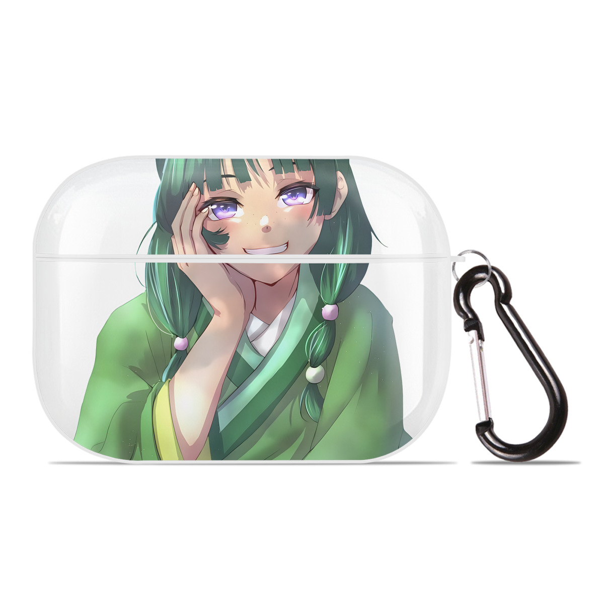 （画像用） 薬屋のひとりごと The Apothecary Diaries 【AirPods Pro用】ハードシェル保護ケース 耐衝撃・防指紋・カラビナ付き商品仕様