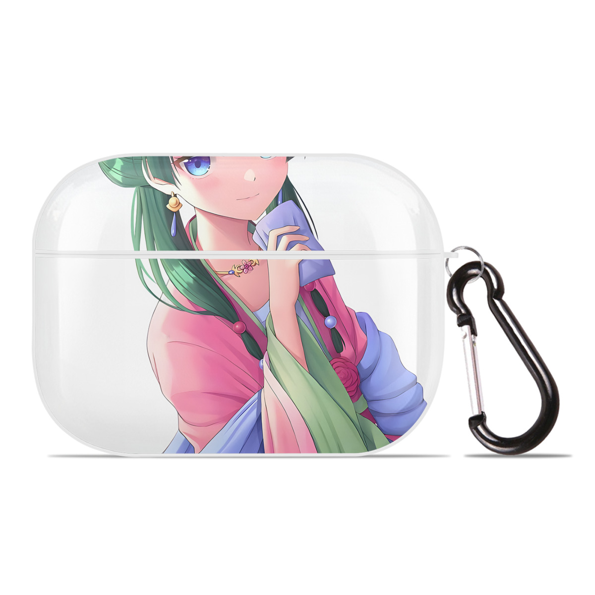 （画像用） 薬屋のひとりごと The Apothecary Diaries 【AirPods Pro用】ハードシェル保護ケース 耐衝撃・防指紋・カラビナ付き商品仕様
