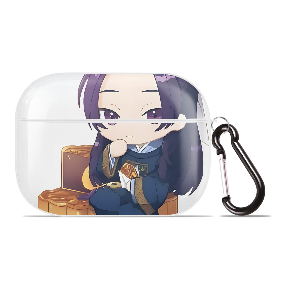 （画像用） 薬屋のひとりごと The Apothecary Diaries 【AirPods Pro用】ハードシェル保護ケース 耐衝撃・防指紋・カラビナ付き商品仕様