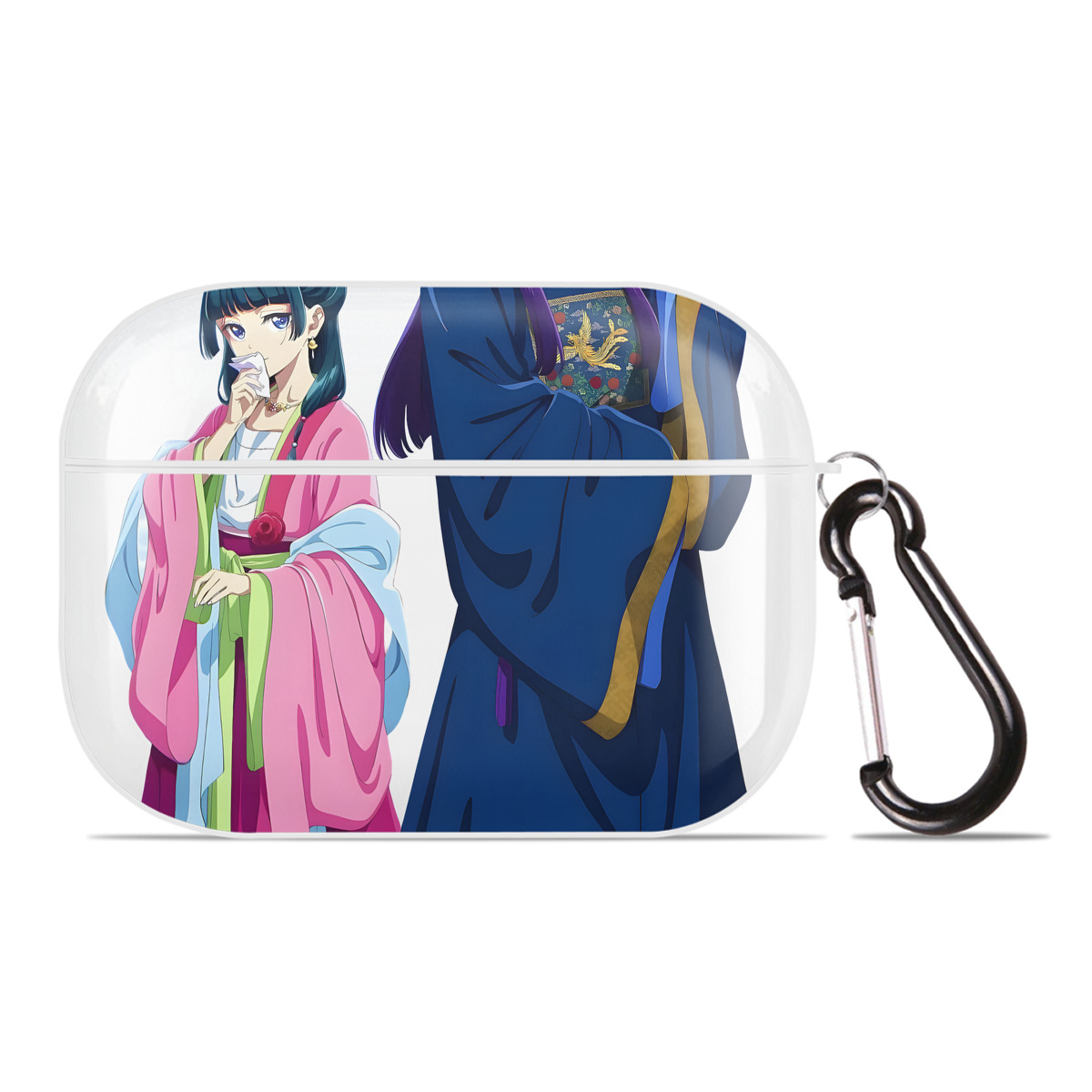 （画像用） 薬屋のひとりごと The Apothecary Diaries 【AirPods Pro用】ハードシェル保護ケース 耐衝撃・防指紋・カラビナ付き商品仕様