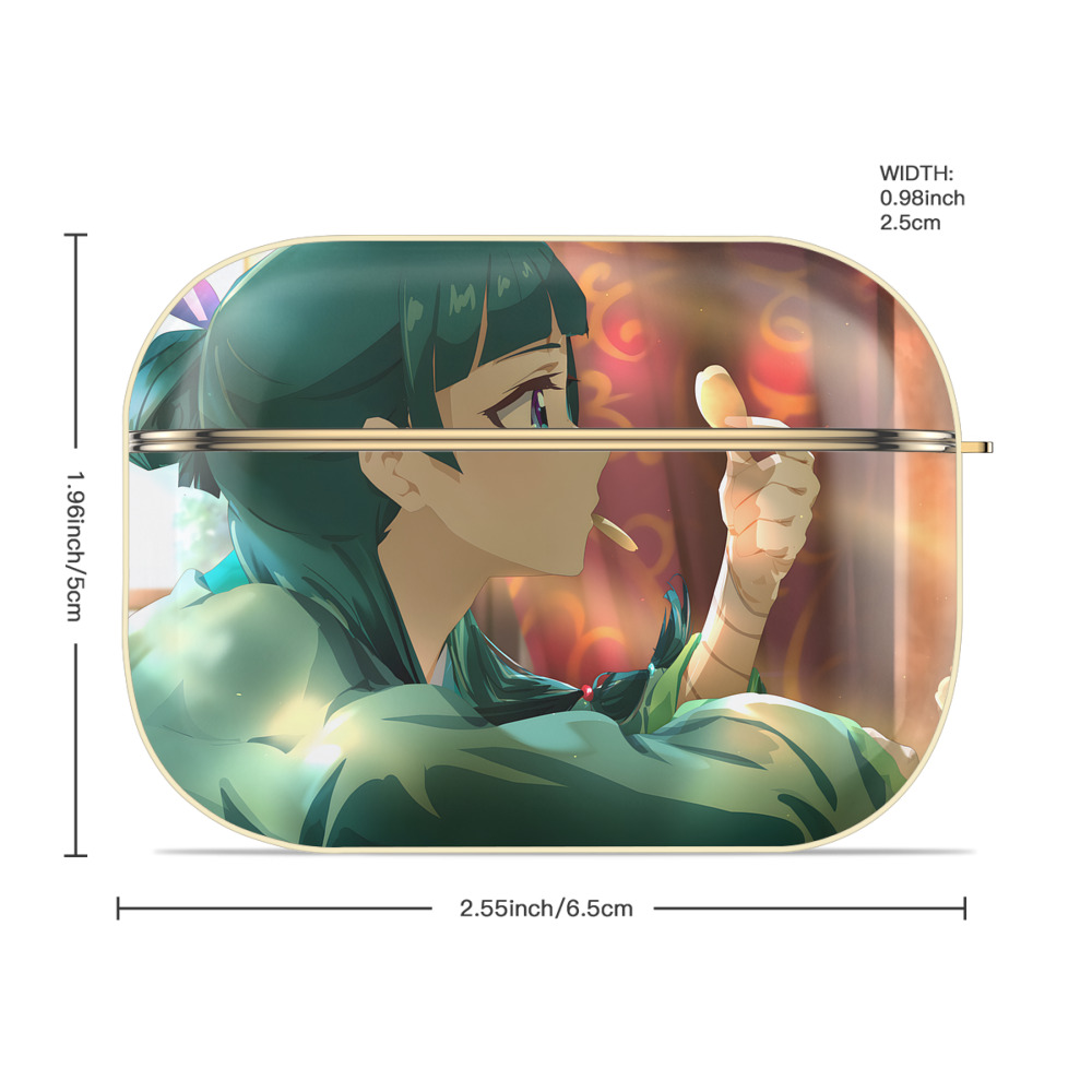 薬屋のひとりごと The Apothecary Diaries 【AirPods Pro用】ハードシェル保護ケース｜耐衝撃・防指紋・カラビナ付き商品仕様