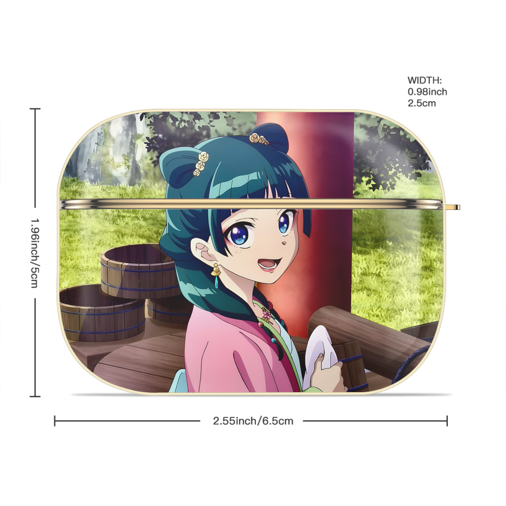 薬屋のひとりごと The Apothecary Diaries 【AirPods Pro用】ハードシェル保護ケース｜耐衝撃・防指紋・カラビナ付き商品仕様