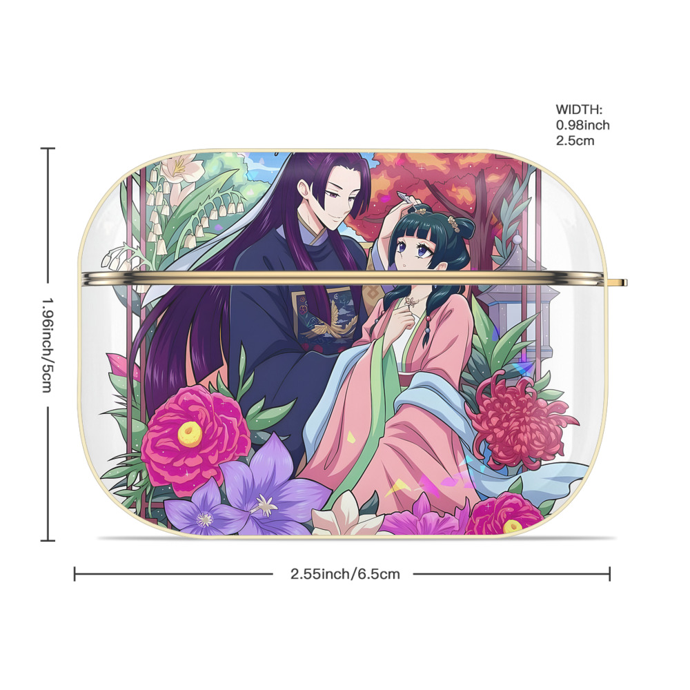 薬屋のひとりごと The Apothecary Diaries 【AirPods Pro用】ハードシェル保護ケース｜耐衝撃・防指紋・カラビナ付き商品仕様