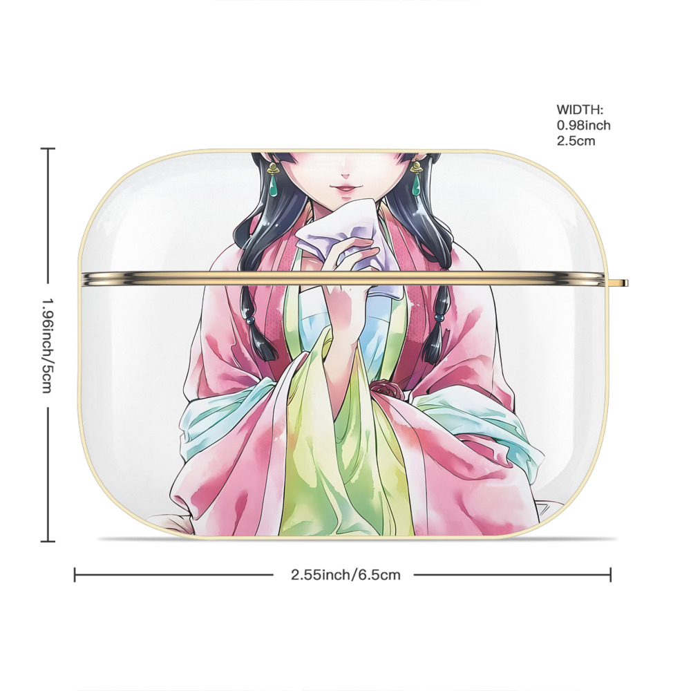 薬屋のひとりごと The Apothecary Diaries 【AirPods Pro用】ハードシェル保護ケース｜耐衝撃・防指紋・カラビナ付き商品仕様