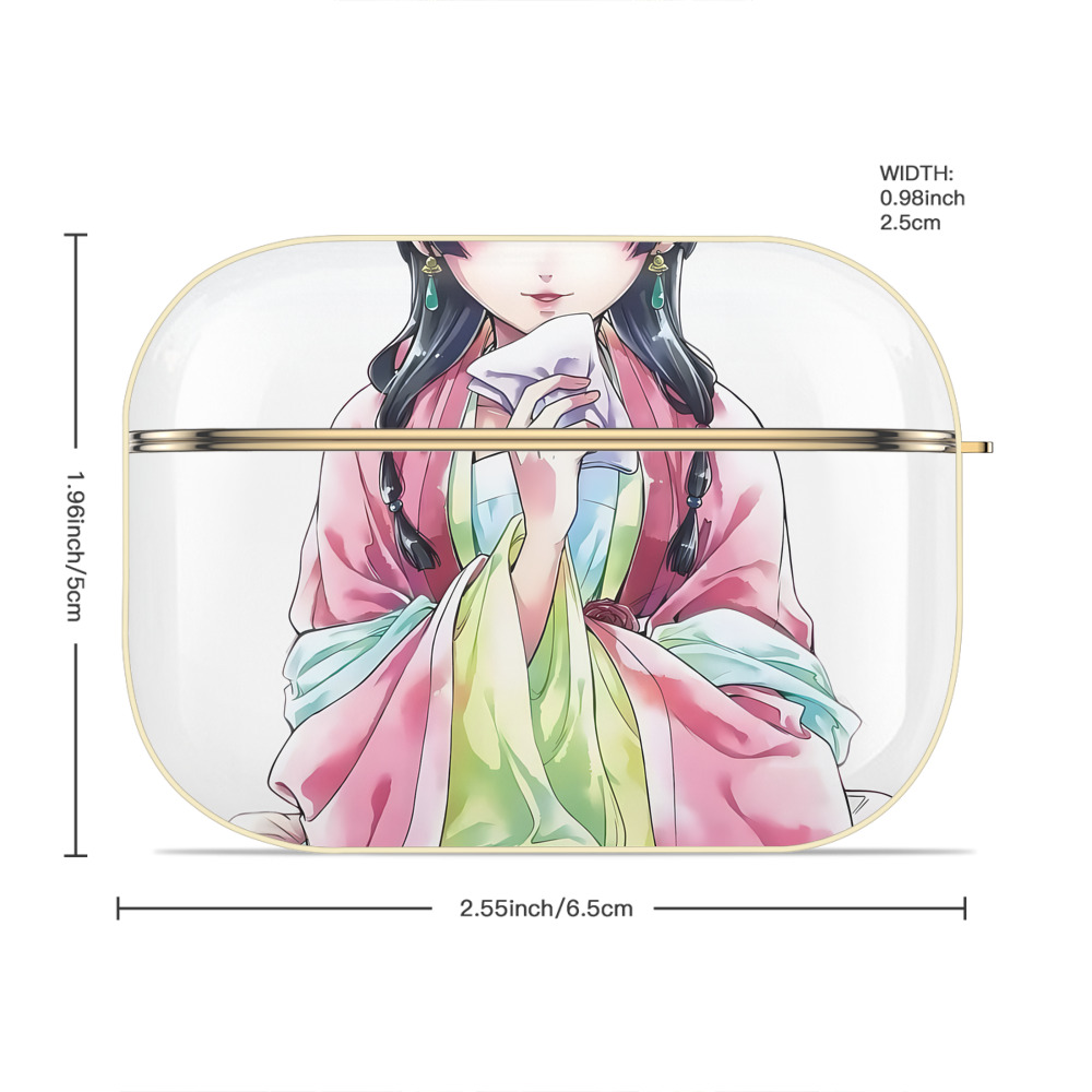 薬屋のひとりごと The Apothecary Diaries 【AirPods Pro用】ハードシェル保護ケース｜耐衝撃・防指紋・カラビナ付き商品仕様