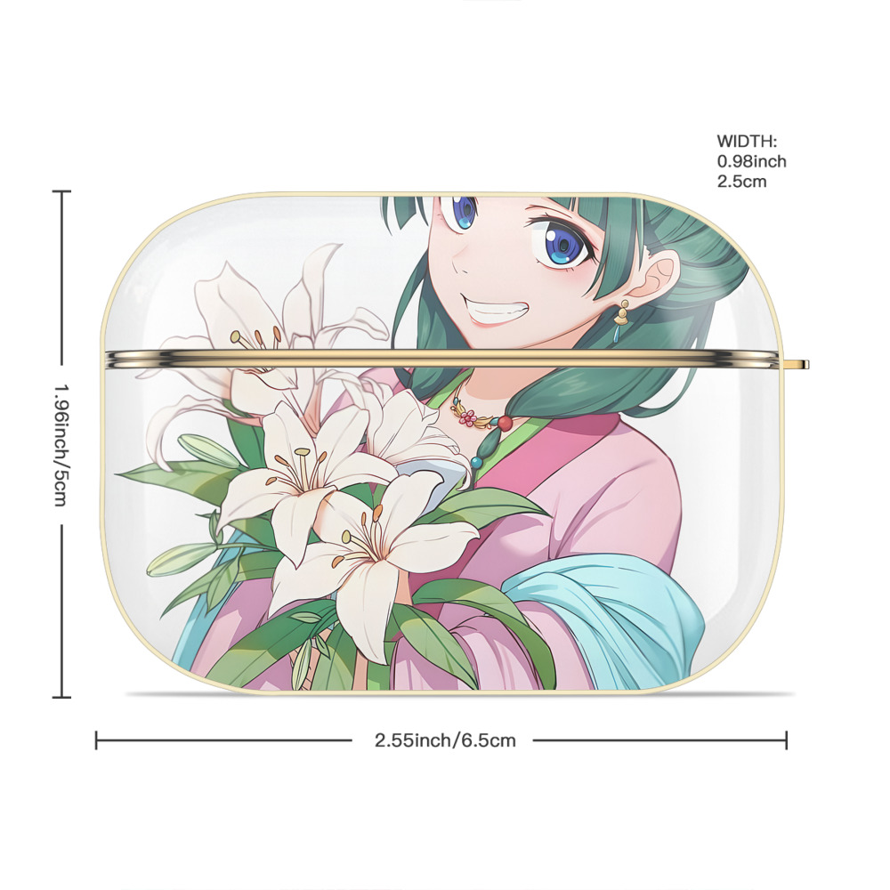 薬屋のひとりごと The Apothecary Diaries 【AirPods Pro用】ハードシェル保護ケース｜耐衝撃・防指紋・カラビナ付き商品仕様