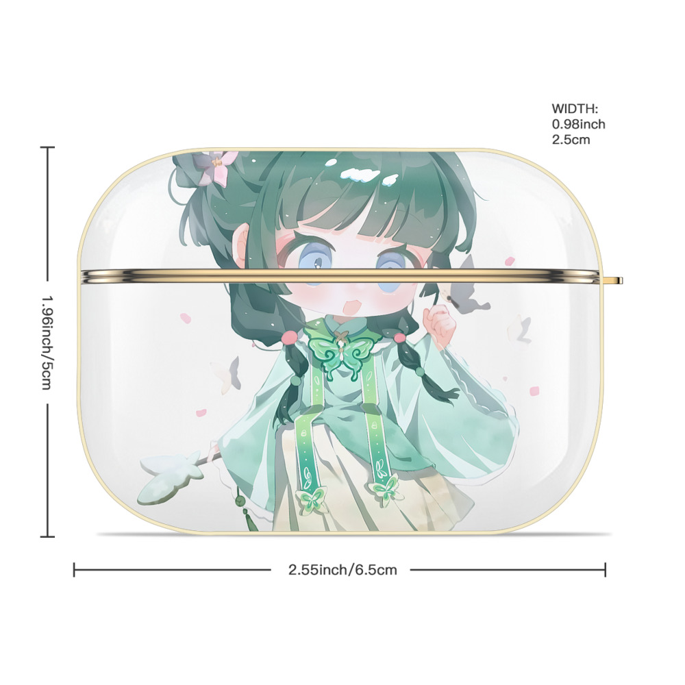 薬屋のひとりごと The Apothecary Diaries 【AirPods Pro用】ハードシェル保護ケース｜耐衝撃・防指紋・カラビナ付き商品仕様