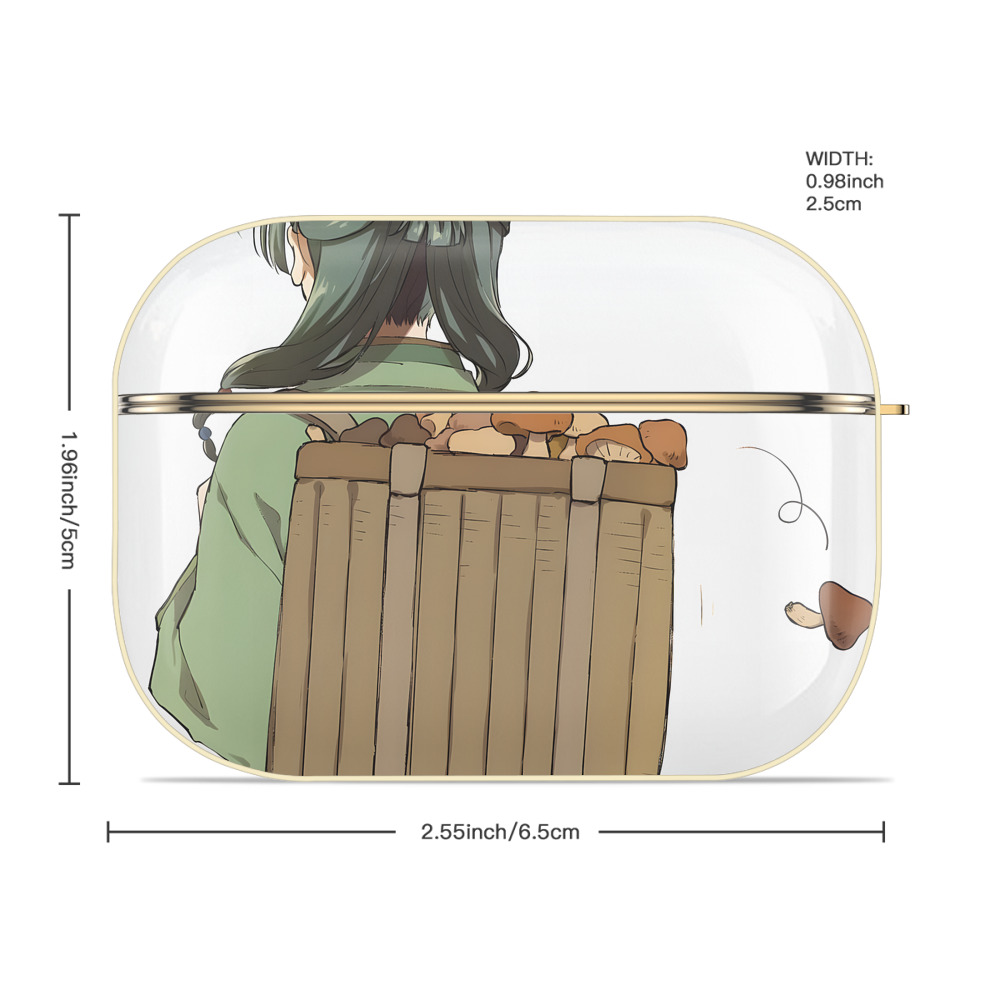 薬屋のひとりごと The Apothecary Diaries 【AirPods Pro用】ハードシェル保護ケース｜耐衝撃・防指紋・カラビナ付き商品仕様