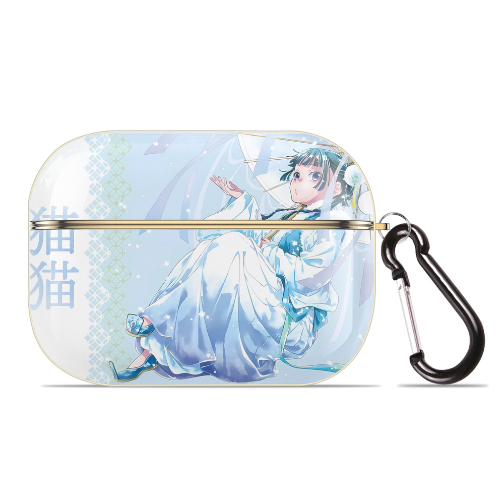 （画像用） 薬屋のひとりごと The Apothecary Diaries 【AirPods Pro用】ハードシェル保護ケース｜耐衝撃・防指紋・カラビナ付き商品仕様
