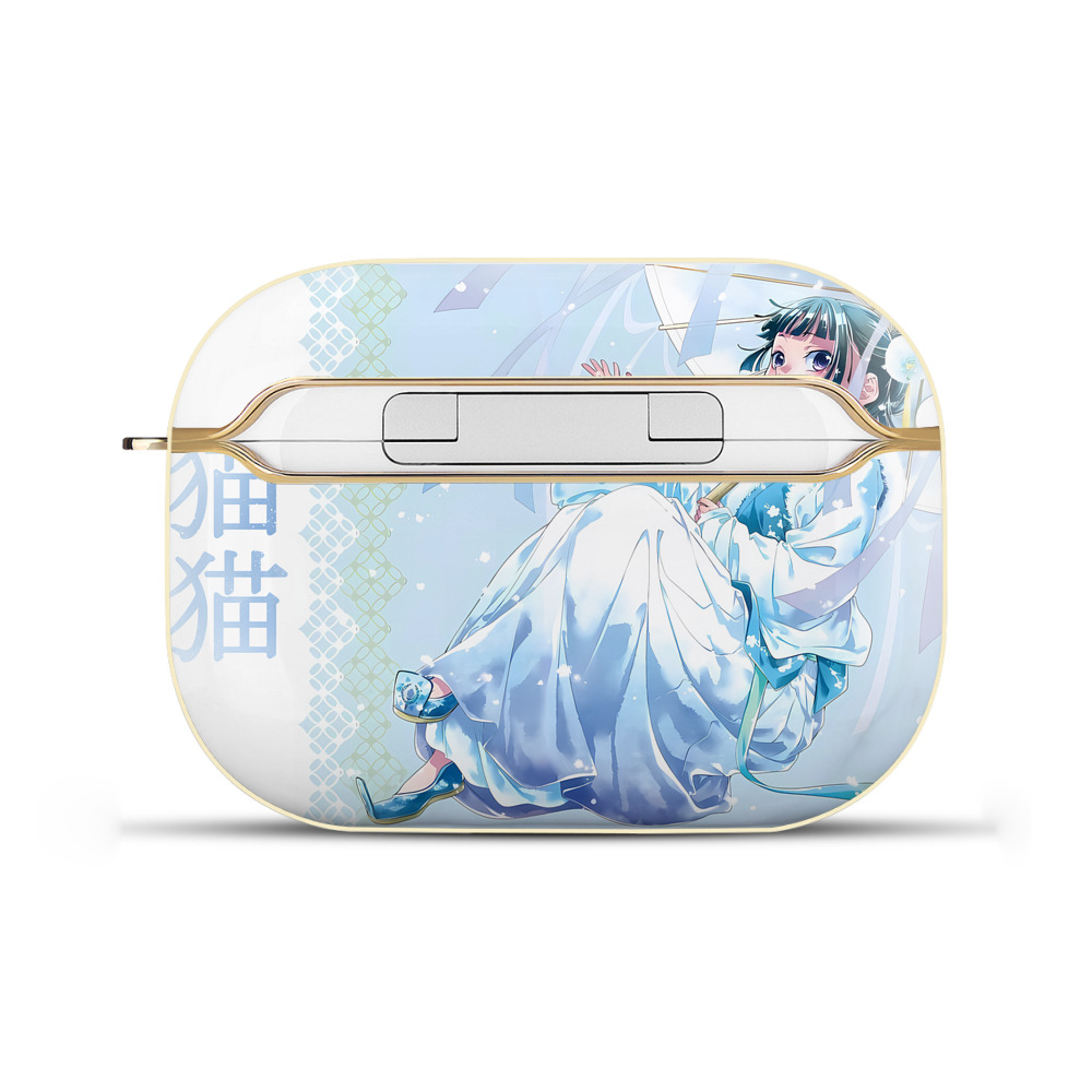 （画像用） 薬屋のひとりごと The Apothecary Diaries 【AirPods Pro用】ハードシェル保護ケース｜耐衝撃・防指紋・カラビナ付き商品仕様