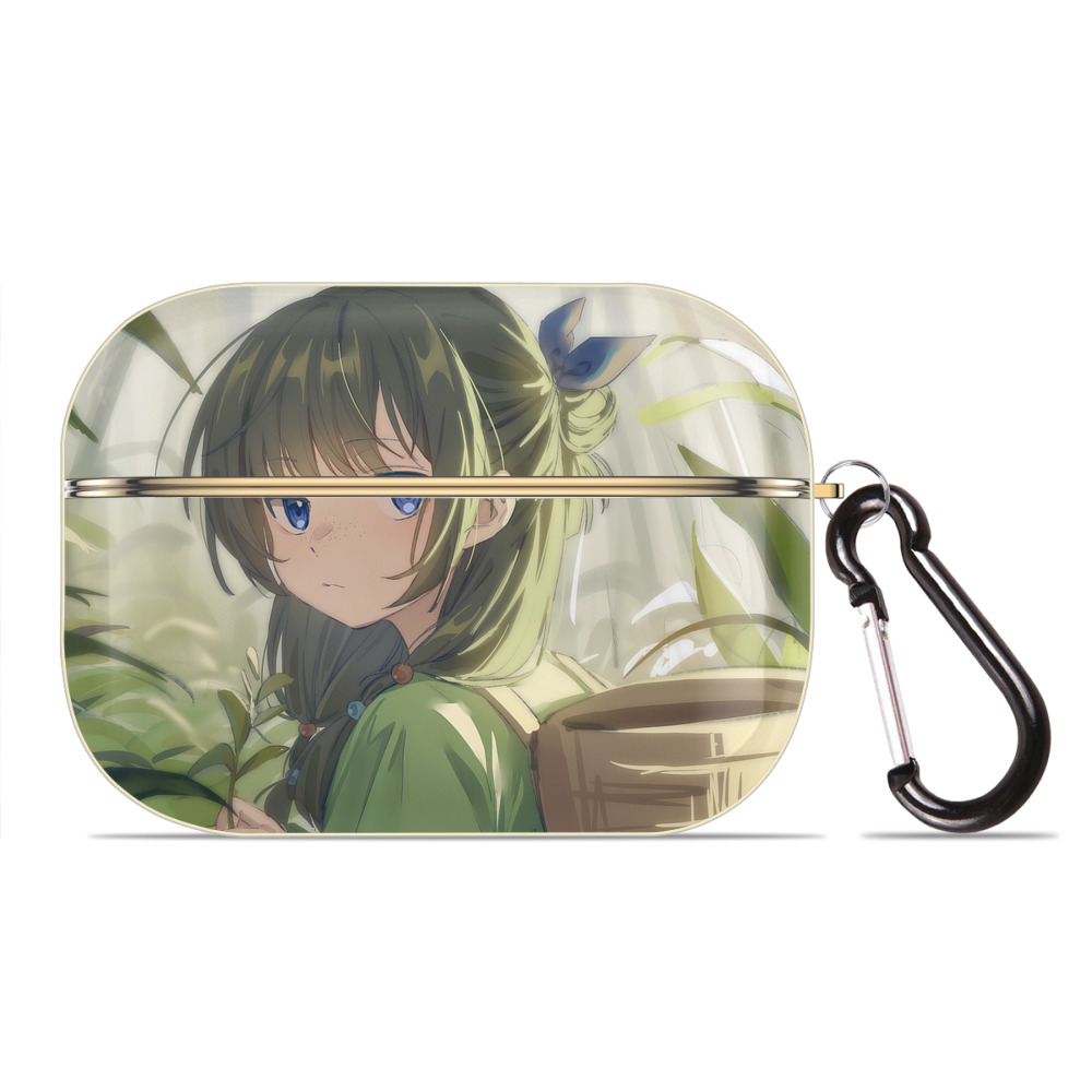 （画像用） 薬屋のひとりごと The Apothecary Diaries 【AirPods Pro用】ハードシェル保護ケース｜耐衝撃・防指紋・カラビナ付き商品仕様