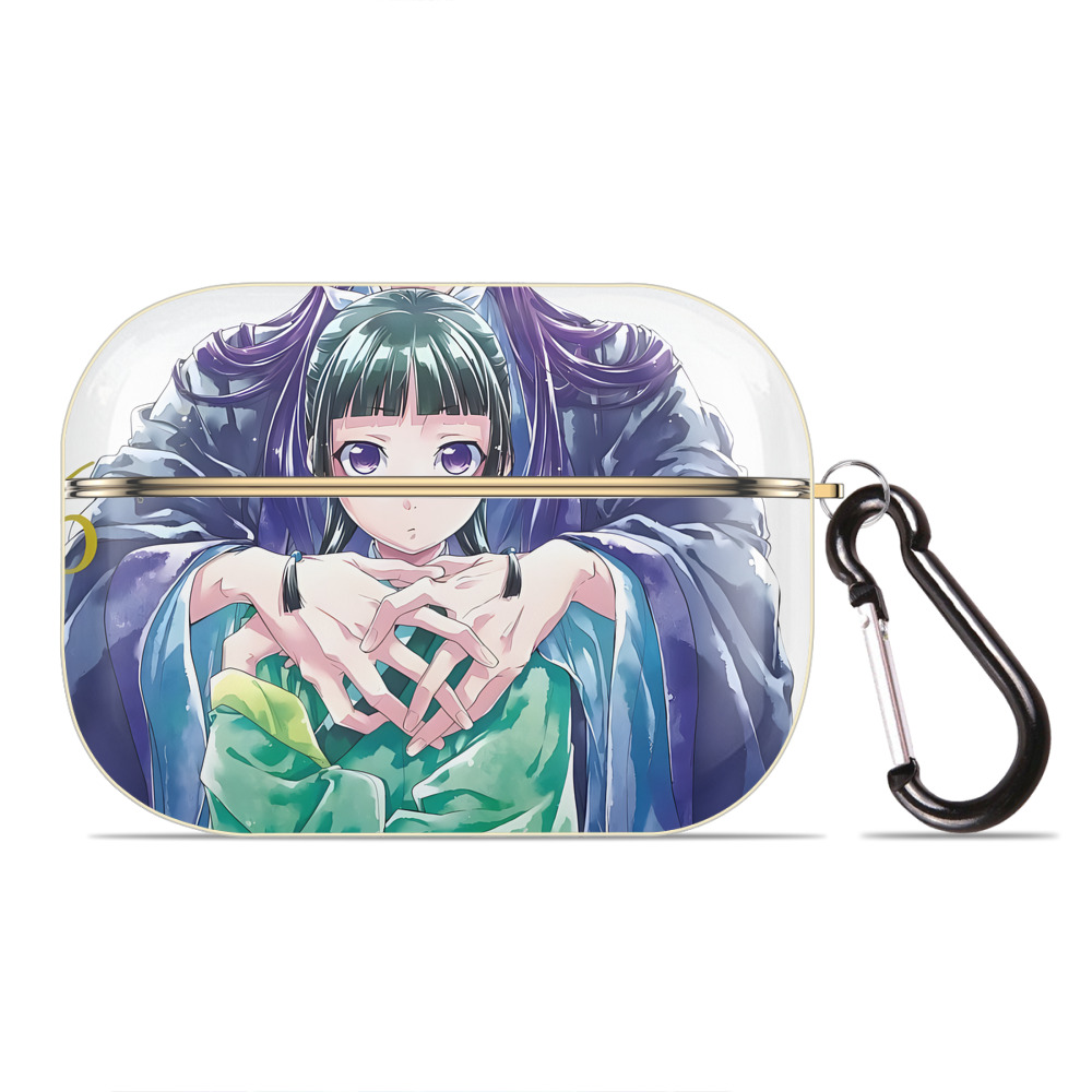 （画像用） 薬屋のひとりごと The Apothecary Diaries 【AirPods Pro用】ハードシェル保護ケース｜耐衝撃・防指紋・カラビナ付き商品仕様