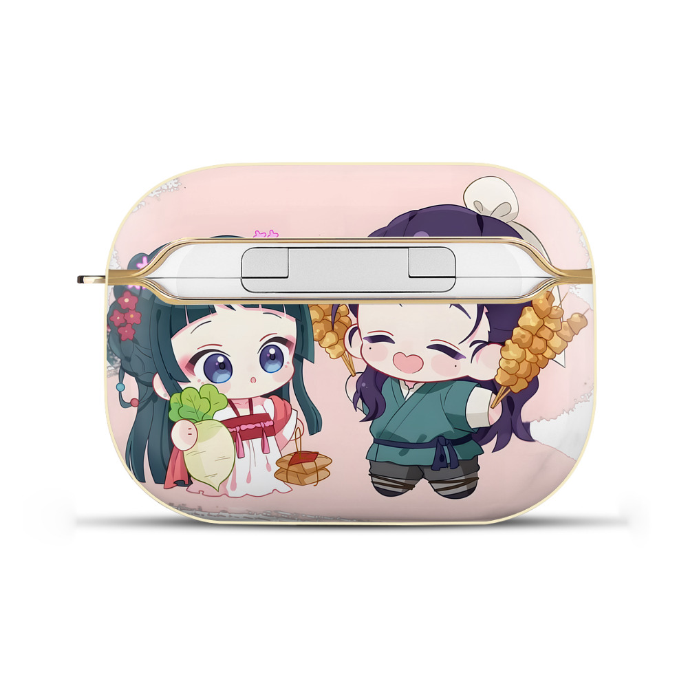 （画像用） 薬屋のひとりごと The Apothecary Diaries 【AirPods Pro用】ハードシェル保護ケース｜耐衝撃・防指紋・カラビナ付き商品仕様