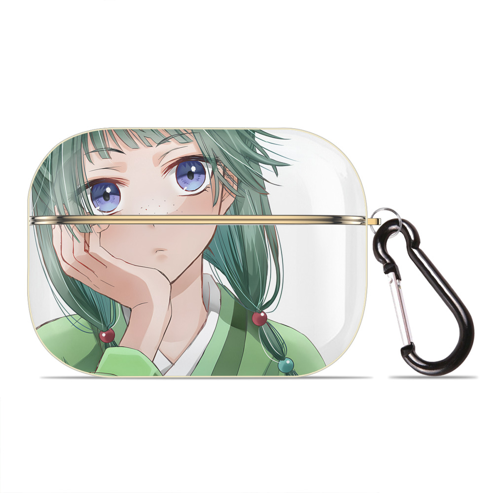 （画像用） 薬屋のひとりごと The Apothecary Diaries 【AirPods Pro用】ハードシェル保護ケース｜耐衝撃・防指紋・カラビナ付き商品仕様
