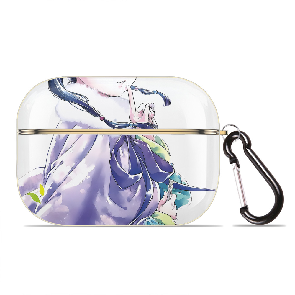 （画像用） 薬屋のひとりごと The Apothecary Diaries 【AirPods Pro用】ハードシェル保護ケース｜耐衝撃・防指紋・カラビナ付き商品仕様
