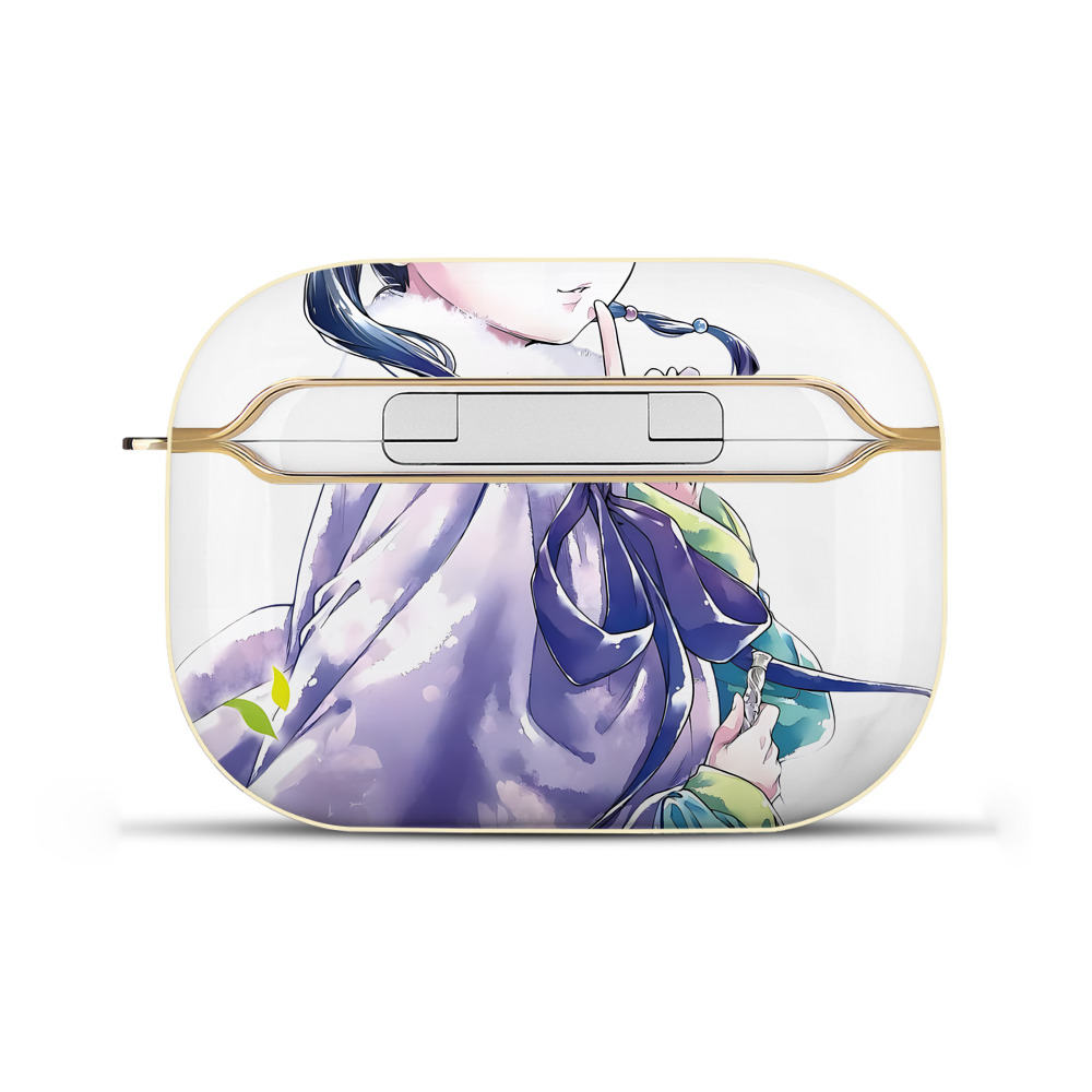 （画像用） 薬屋のひとりごと The Apothecary Diaries 【AirPods Pro用】ハードシェル保護ケース｜耐衝撃・防指紋・カラビナ付き商品仕様