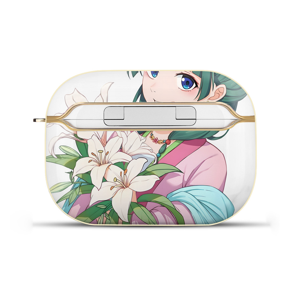 （画像用） 薬屋のひとりごと The Apothecary Diaries 【AirPods Pro用】ハードシェル保護ケース｜耐衝撃・防指紋・カラビナ付き商品仕様