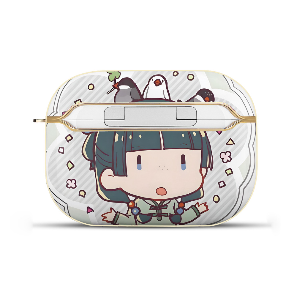 （画像用） 薬屋のひとりごと The Apothecary Diaries 【AirPods Pro用】ハードシェル保護ケース｜耐衝撃・防指紋・カラビナ付き商品仕様