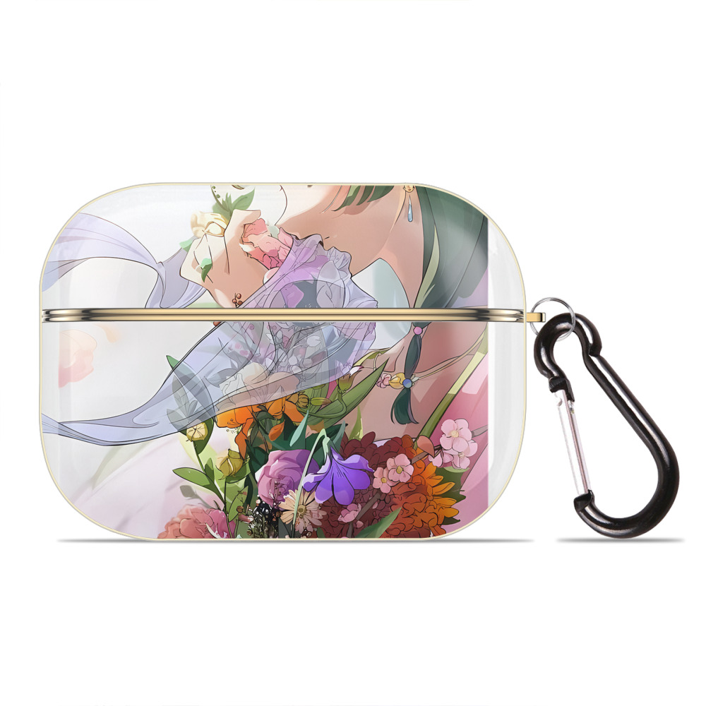 （画像用） 薬屋のひとりごと The Apothecary Diaries 【AirPods Pro用】ハードシェル保護ケース｜耐衝撃・防指紋・カラビナ付き商品仕様