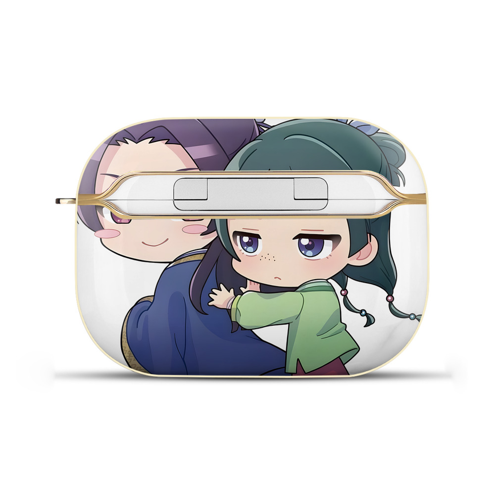 （画像用） 薬屋のひとりごと The Apothecary Diaries 【AirPods Pro用】ハードシェル保護ケース｜耐衝撃・防指紋・カラビナ付き商品仕様