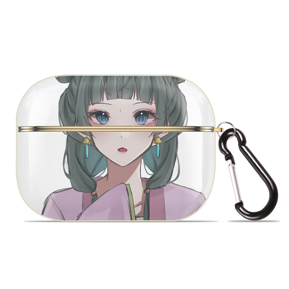 （画像用） 薬屋のひとりごと The Apothecary Diaries 【AirPods Pro用】ハードシェル保護ケース｜耐衝撃・防指紋・カラビナ付き商品仕様