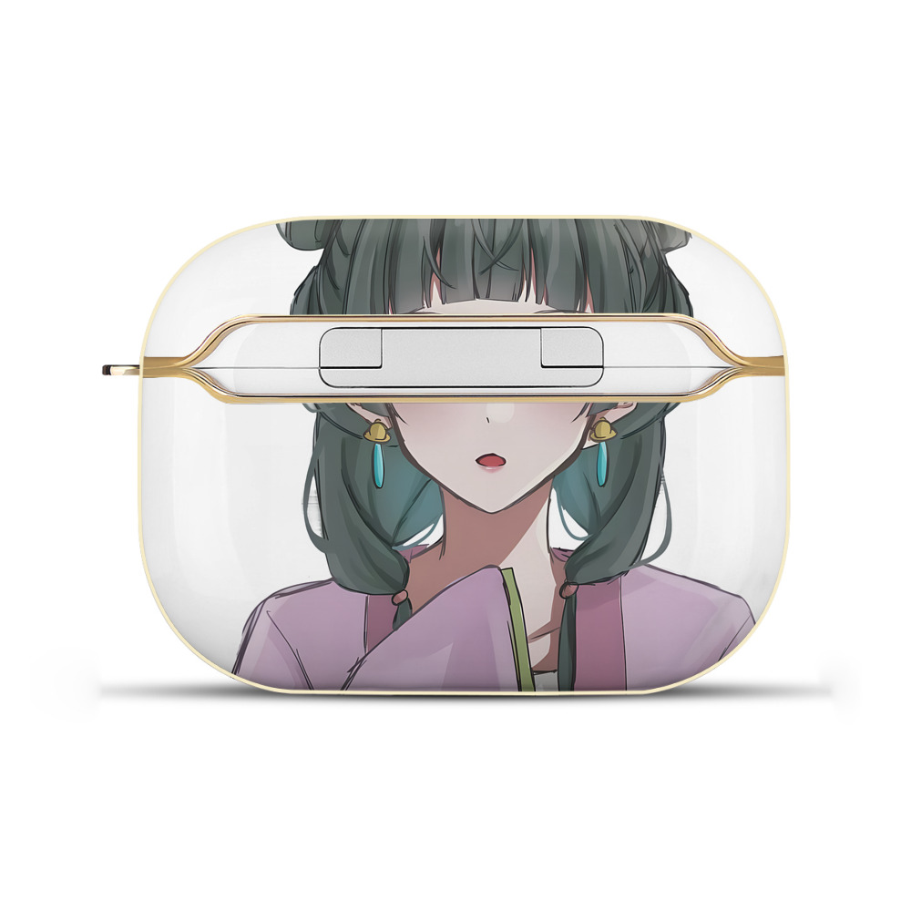 （画像用） 薬屋のひとりごと The Apothecary Diaries 【AirPods Pro用】ハードシェル保護ケース｜耐衝撃・防指紋・カラビナ付き商品仕様