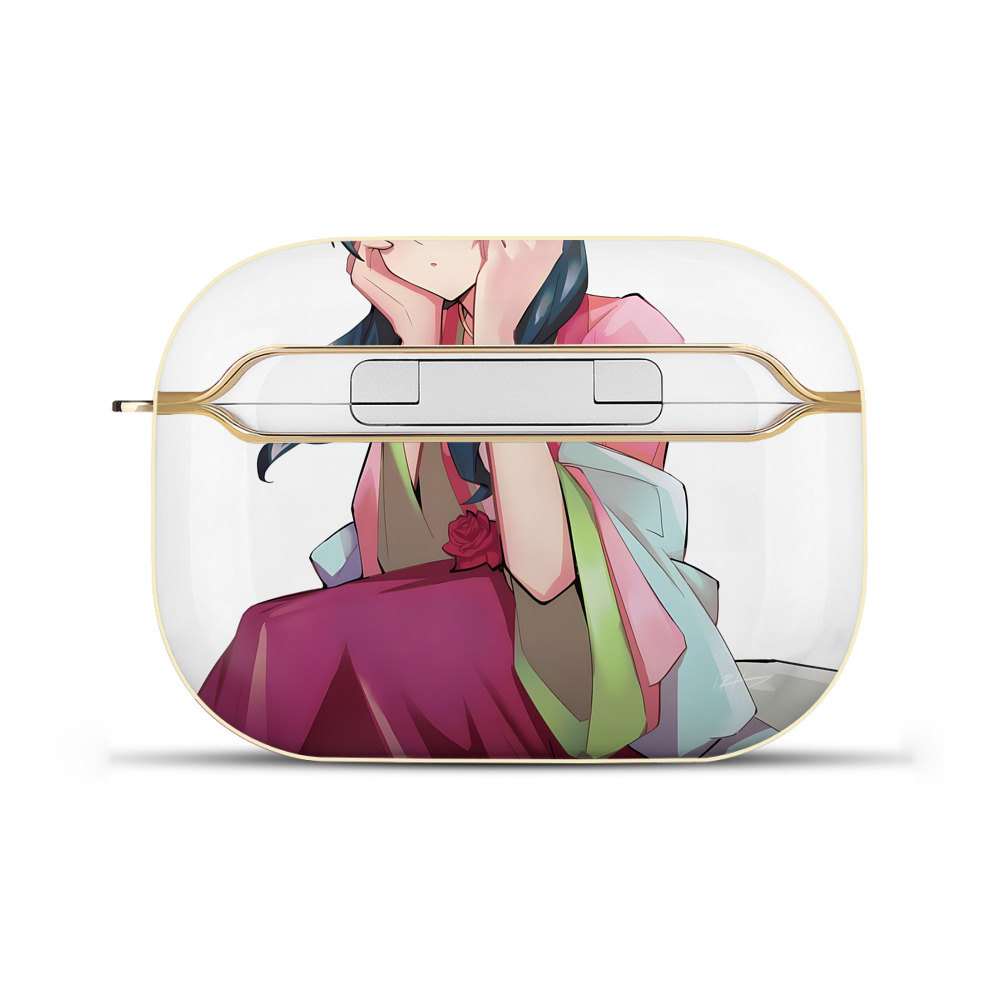 （画像用） 薬屋のひとりごと The Apothecary Diaries 【AirPods Pro用】ハードシェル保護ケース｜耐衝撃・防指紋・カラビナ付き商品仕様