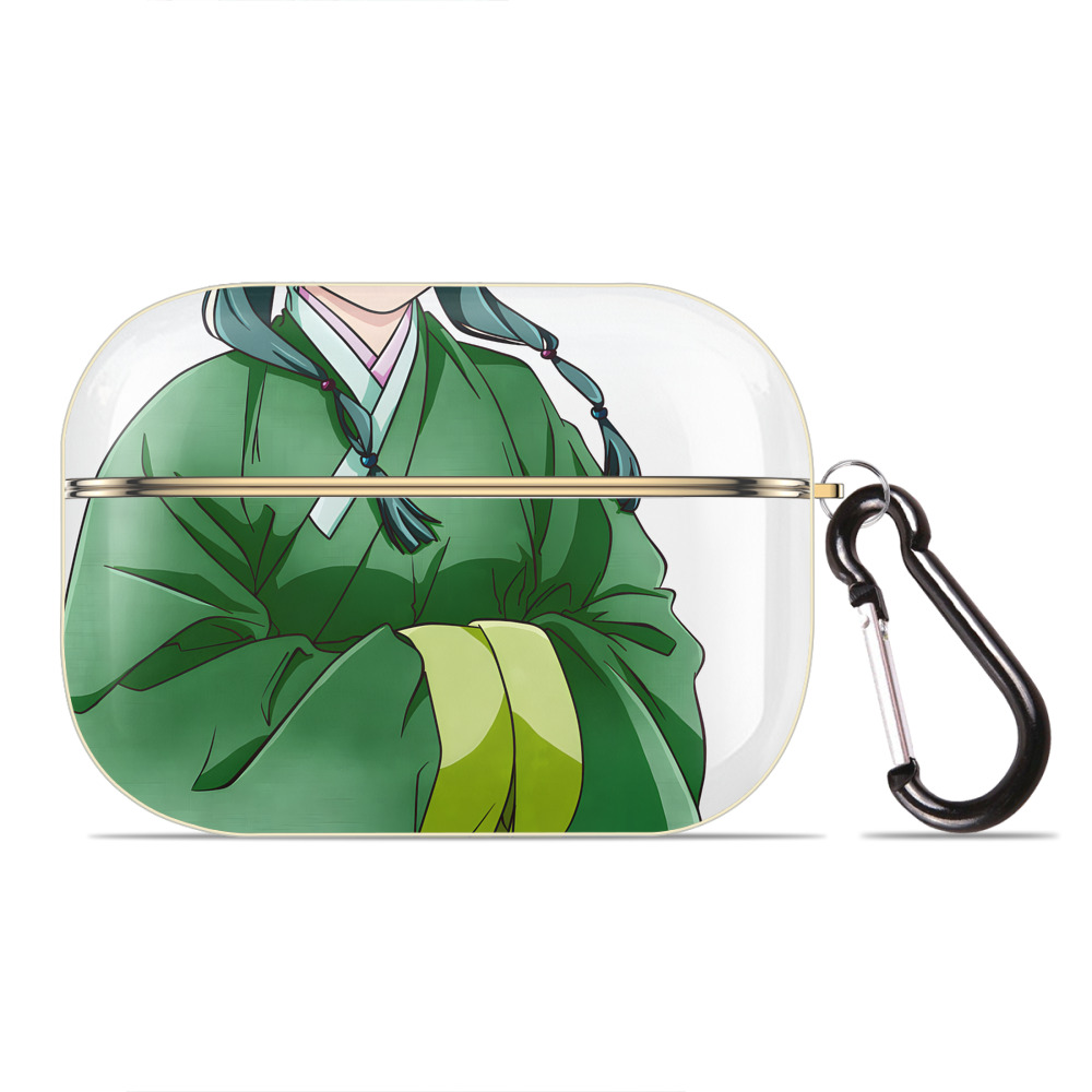 （画像用） 薬屋のひとりごと The Apothecary Diaries 【AirPods Pro用】ハードシェル保護ケース｜耐衝撃・防指紋・カラビナ付き商品仕様