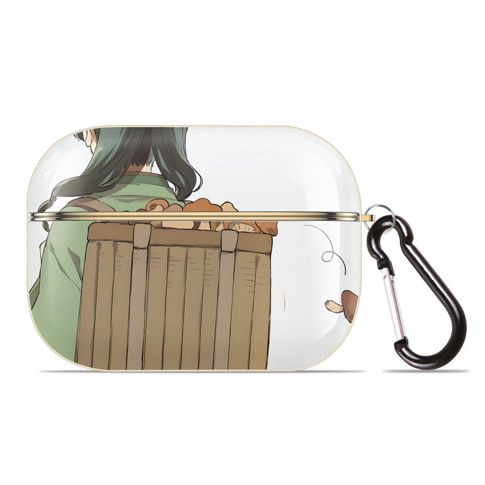 （画像用） 薬屋のひとりごと The Apothecary Diaries 【AirPods Pro用】ハードシェル保護ケース｜耐衝撃・防指紋・カラビナ付き商品仕様