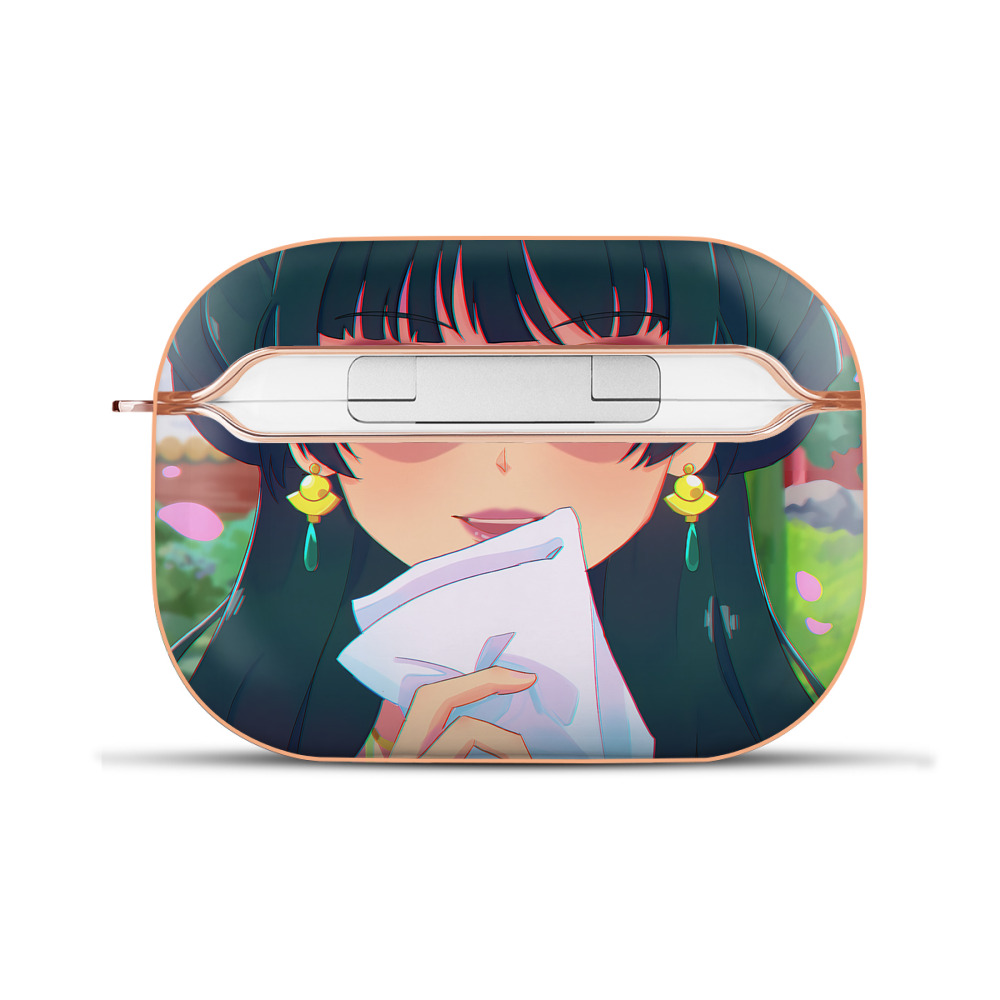 （画像用） 薬屋のひとりごと The Apothecary Diaries 【AirPods Pro用】ハードシェル保護ケース｜耐衝撃・防指紋・カラビナ付き商品仕様