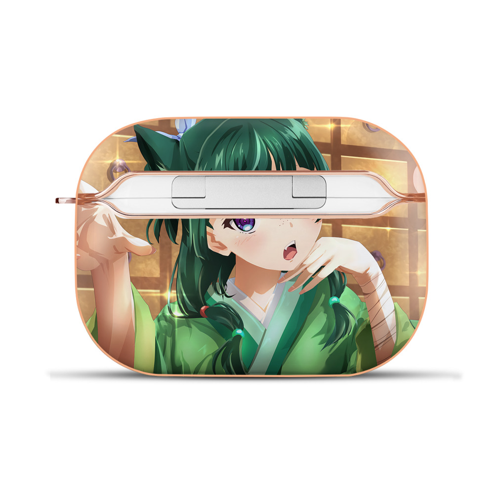 （画像用） 薬屋のひとりごと The Apothecary Diaries 【AirPods Pro用】ハードシェル保護ケース｜耐衝撃・防指紋・カラビナ付き商品仕様