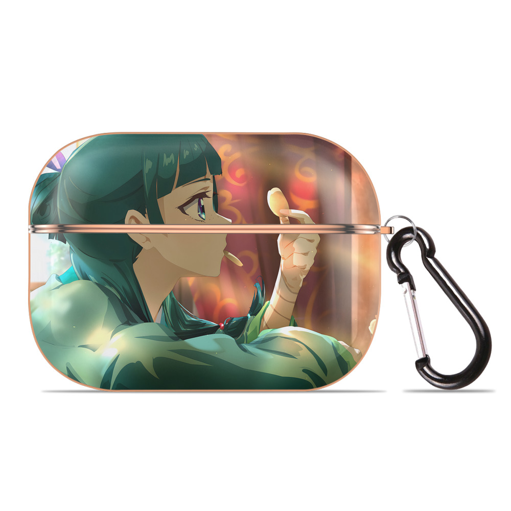 （画像用） 薬屋のひとりごと The Apothecary Diaries 【AirPods Pro用】ハードシェル保護ケース｜耐衝撃・防指紋・カラビナ付き商品仕様