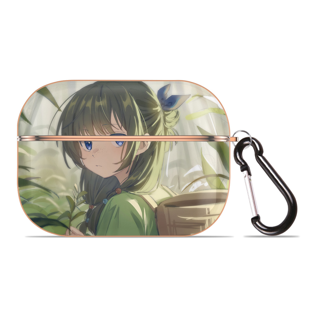 （画像用） 薬屋のひとりごと The Apothecary Diaries 【AirPods Pro用】ハードシェル保護ケース｜耐衝撃・防指紋・カラビナ付き商品仕様