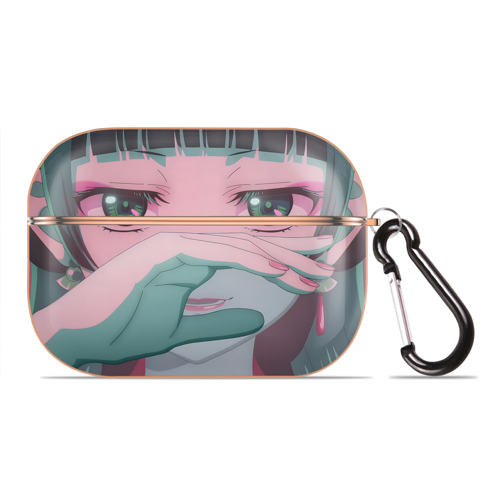 （画像用） 薬屋のひとりごと The Apothecary Diaries 【AirPods Pro用】ハードシェル保護ケース｜耐衝撃・防指紋・カラビナ付き商品仕様