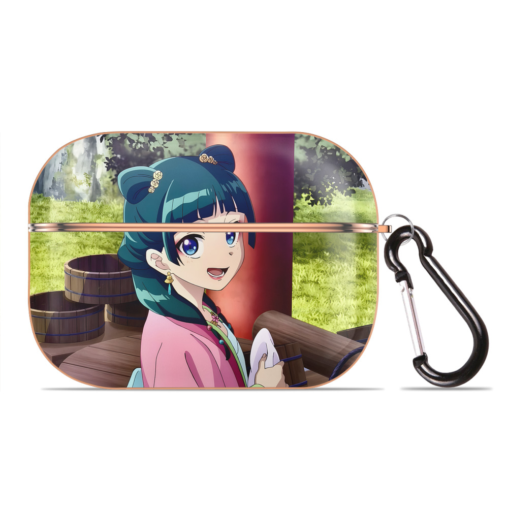 （画像用） 薬屋のひとりごと The Apothecary Diaries 【AirPods Pro用】ハードシェル保護ケース｜耐衝撃・防指紋・カラビナ付き商品仕様