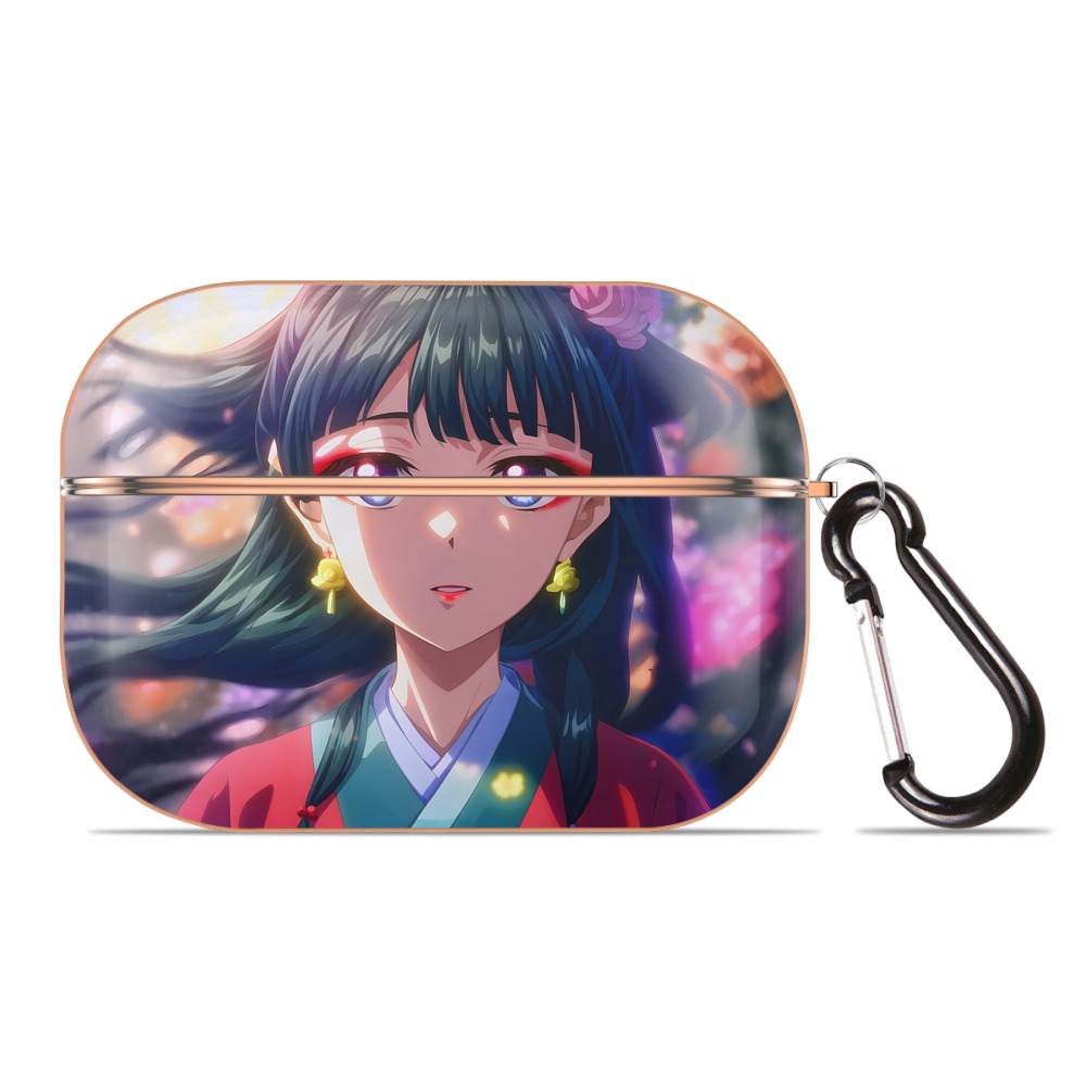 （画像用） 薬屋のひとりごと The Apothecary Diaries 【AirPods Pro用】ハードシェル保護ケース｜耐衝撃・防指紋・カラビナ付き商品仕様