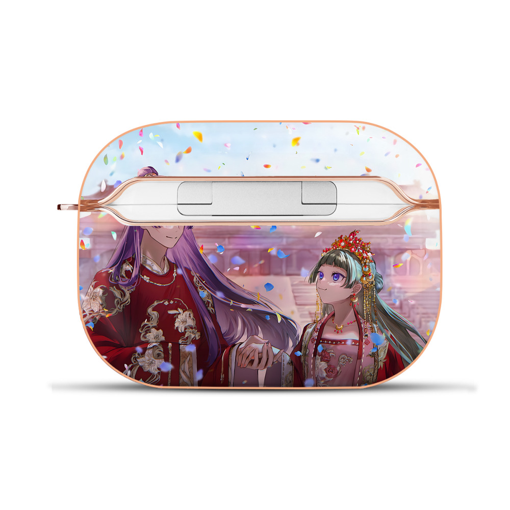 （画像用） 薬屋のひとりごと The Apothecary Diaries 【AirPods Pro用】ハードシェル保護ケース｜耐衝撃・防指紋・カラビナ付き商品仕様