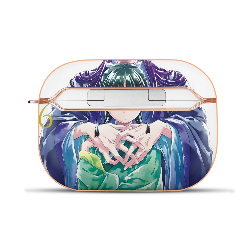 （画像用） 薬屋のひとりごと The Apothecary Diaries 【AirPods Pro用】ハードシェル保護ケース｜耐衝撃・防指紋・カラビナ付き商品仕様