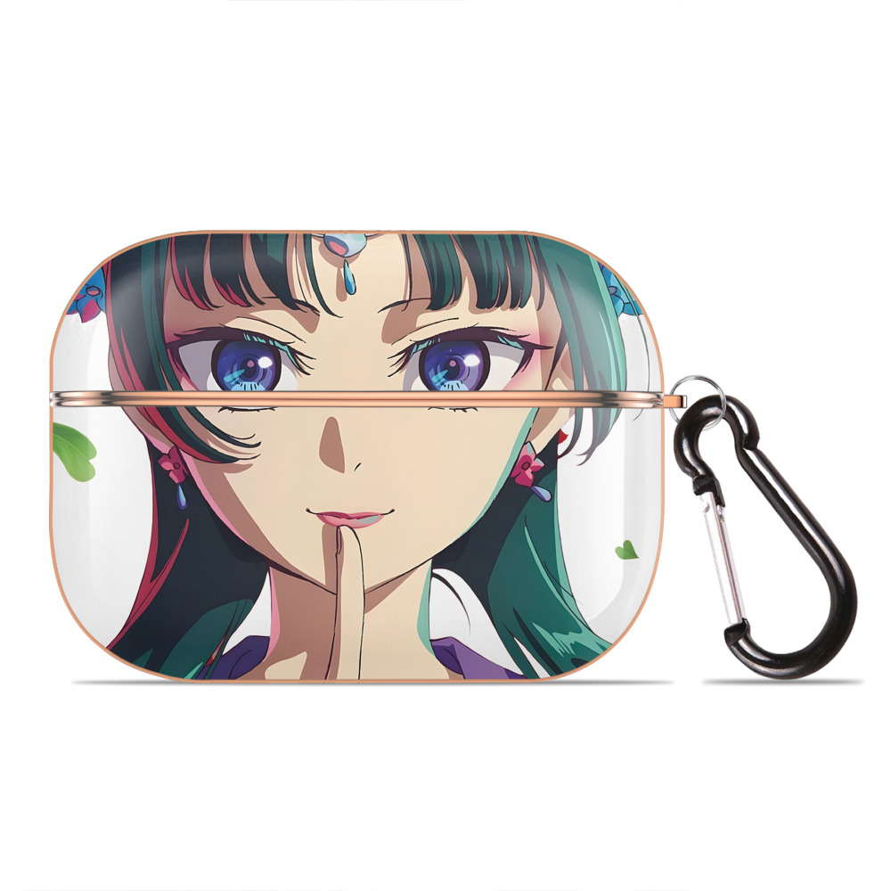 （画像用） 薬屋のひとりごと The Apothecary Diaries 【AirPods Pro用】ハードシェル保護ケース｜耐衝撃・防指紋・カラビナ付き商品仕様
