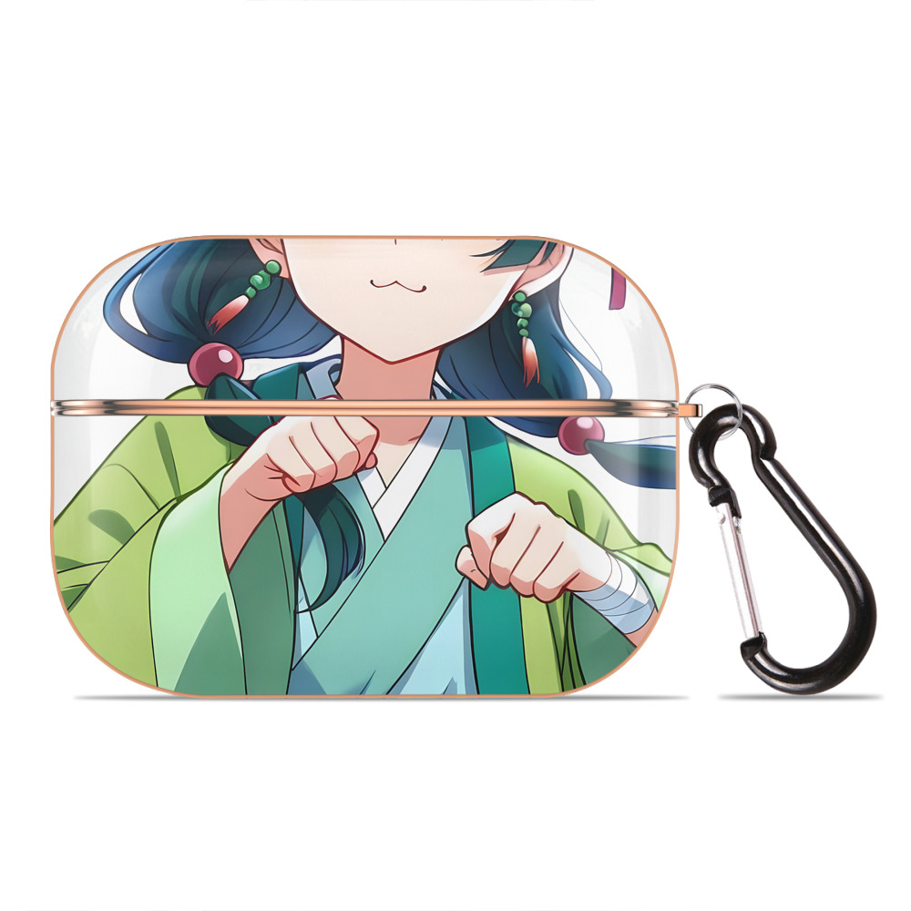 （画像用） 薬屋のひとりごと The Apothecary Diaries 【AirPods Pro用】ハードシェル保護ケース｜耐衝撃・防指紋・カラビナ付き商品仕様