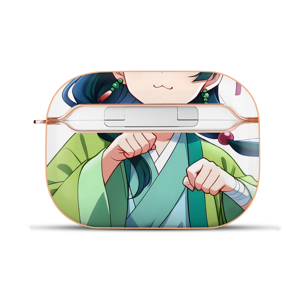 （画像用） 薬屋のひとりごと The Apothecary Diaries 【AirPods Pro用】ハードシェル保護ケース｜耐衝撃・防指紋・カラビナ付き商品仕様